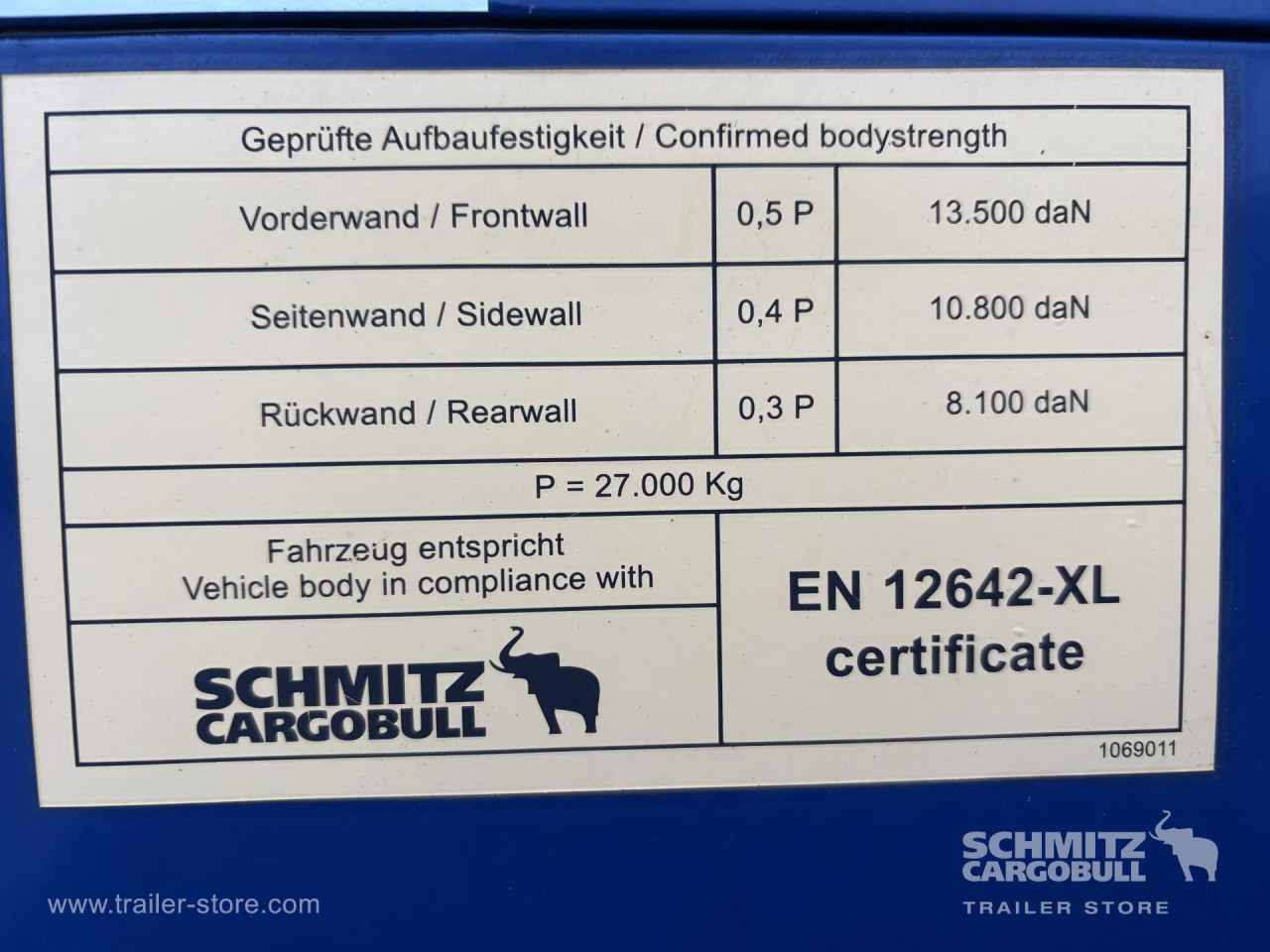 Schmitz Cargobull Curtainsider Standard 