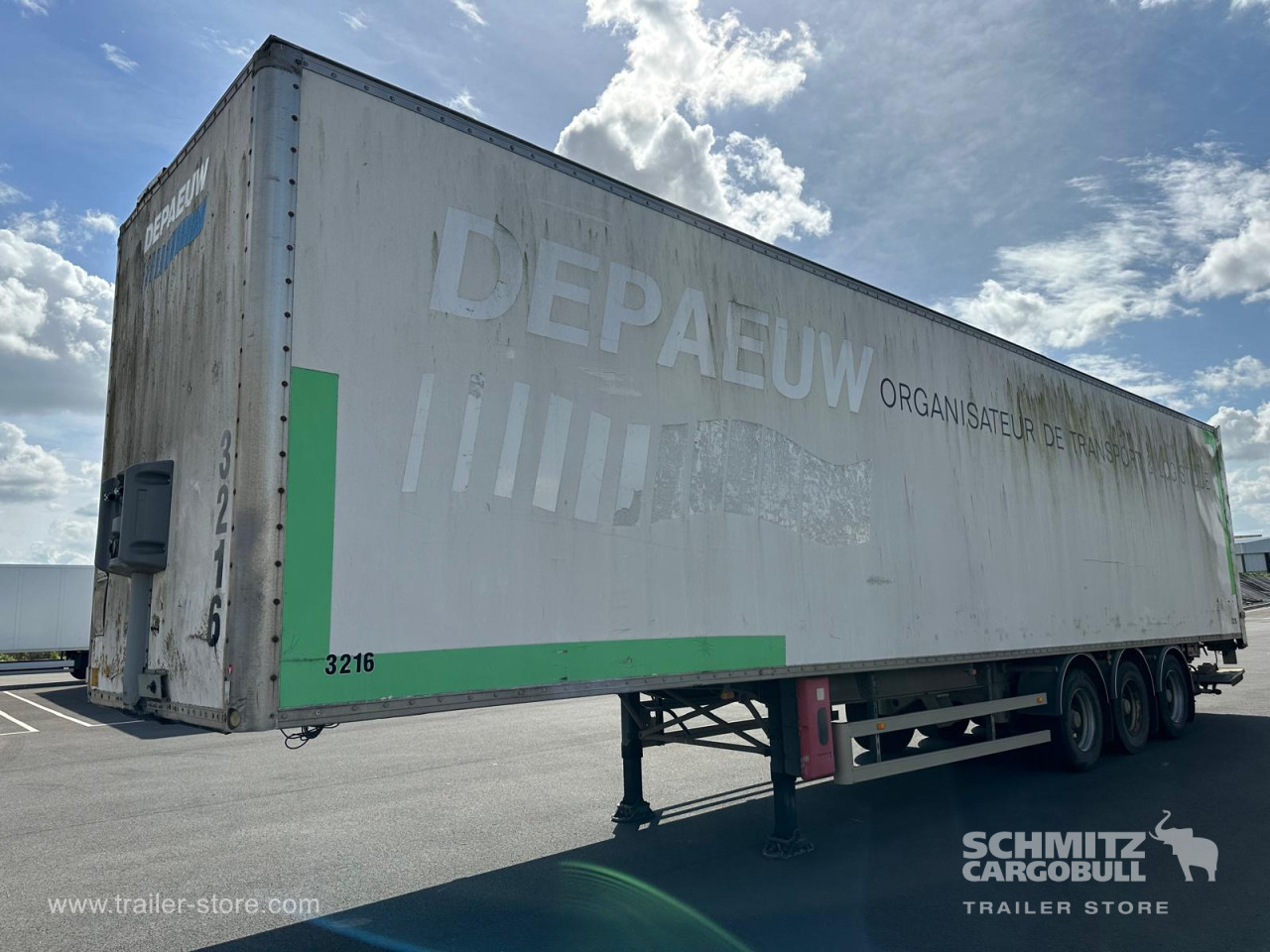 ANDERE Semitrailer Dryfreight Standard Double étage Hayon 