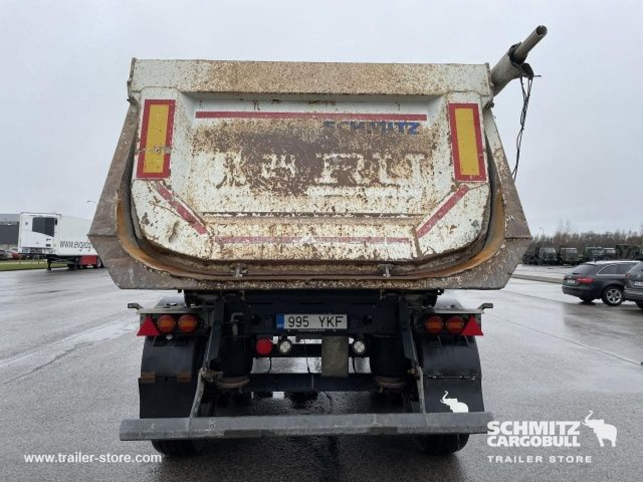 Schmitz Cargobull Tipper Steel half pipe body 24m³ 
