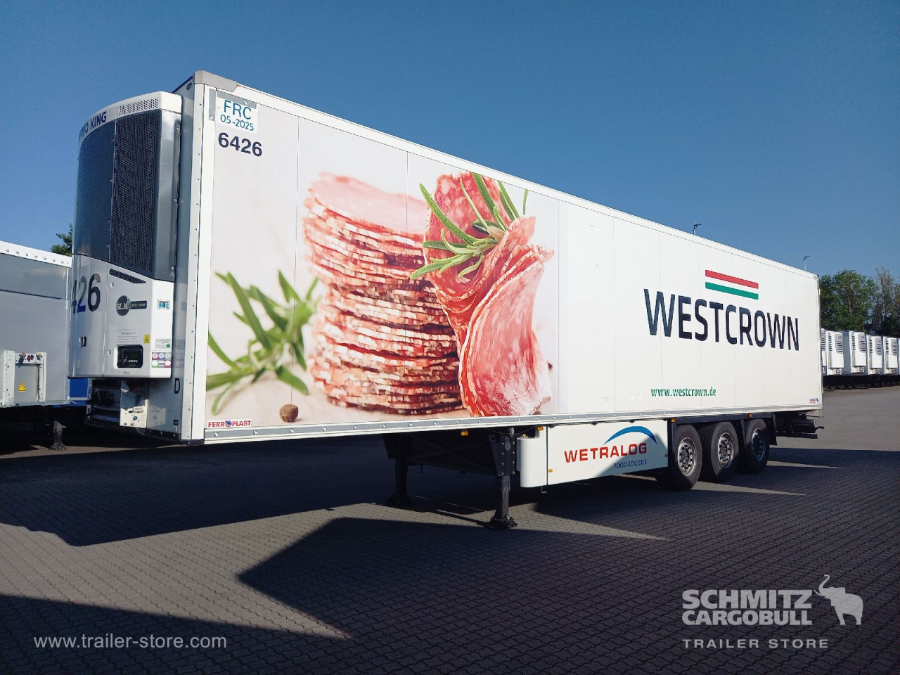 Schmitz Cargobull Tiefkühler Multitemp Doppelstock Trennwand 