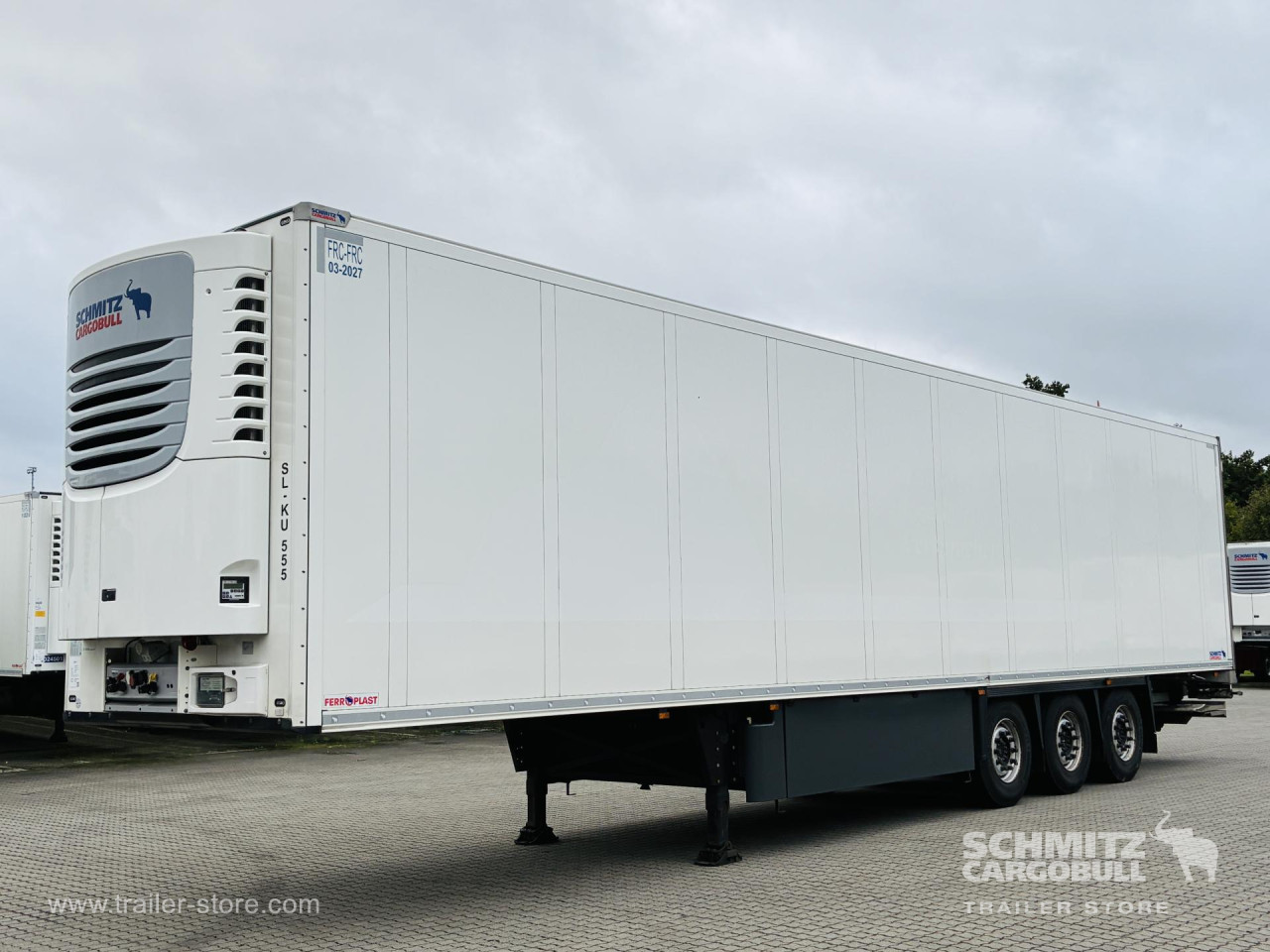 Schmitz Cargobull Tiefkühler Multitemp Doppelstock Trennwand Ladebordwand 