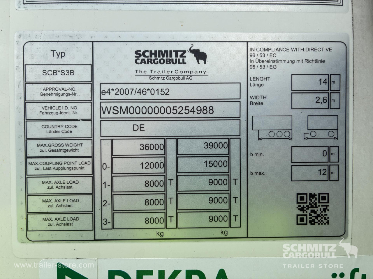 Schmitz Cargobull Tiefkühler Standard Doppelstock 