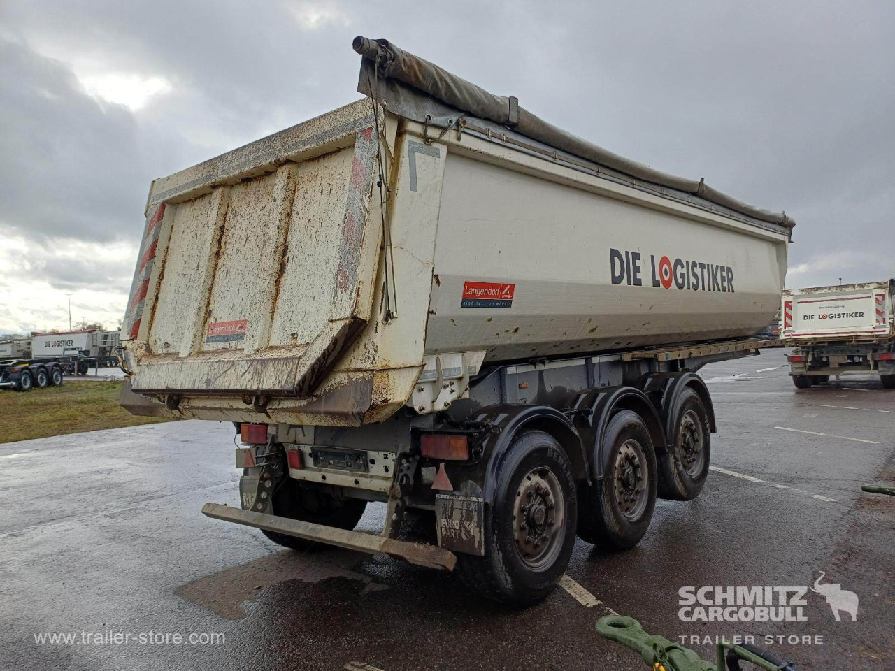 LANGENDORF Kipper Stahlrundmulde 24m³ 