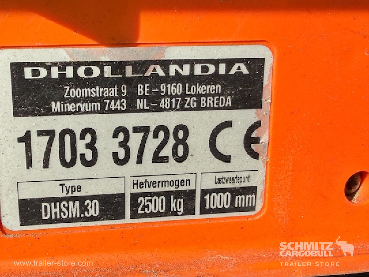 Schmitz Cargobull Oplegger Kasten Standard Taillift 