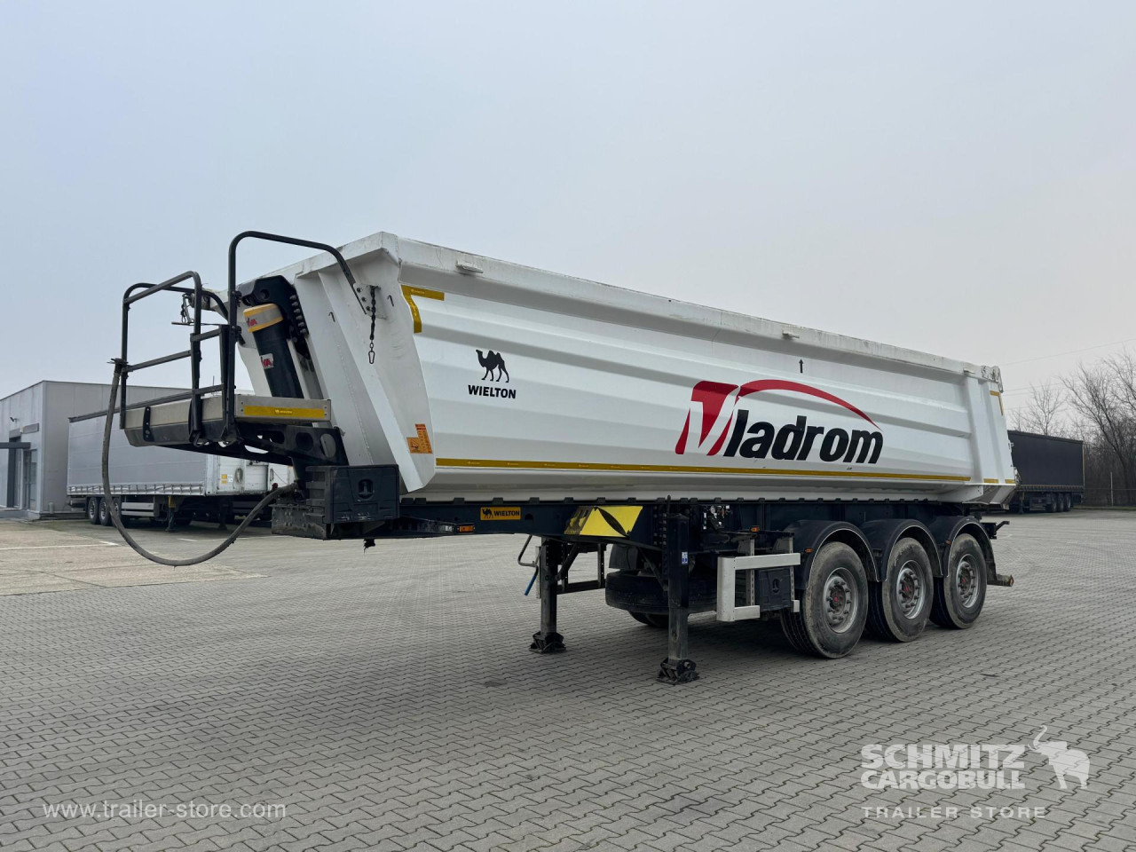 WIELTON Tipper Alu-square sided body 28m³ 