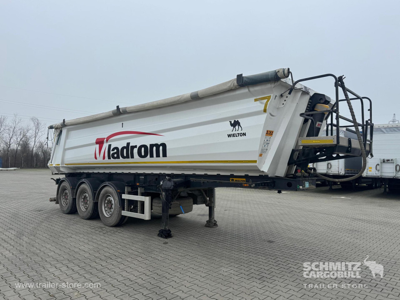 WIELTON Tipper Alu-square sided body 28m³ 