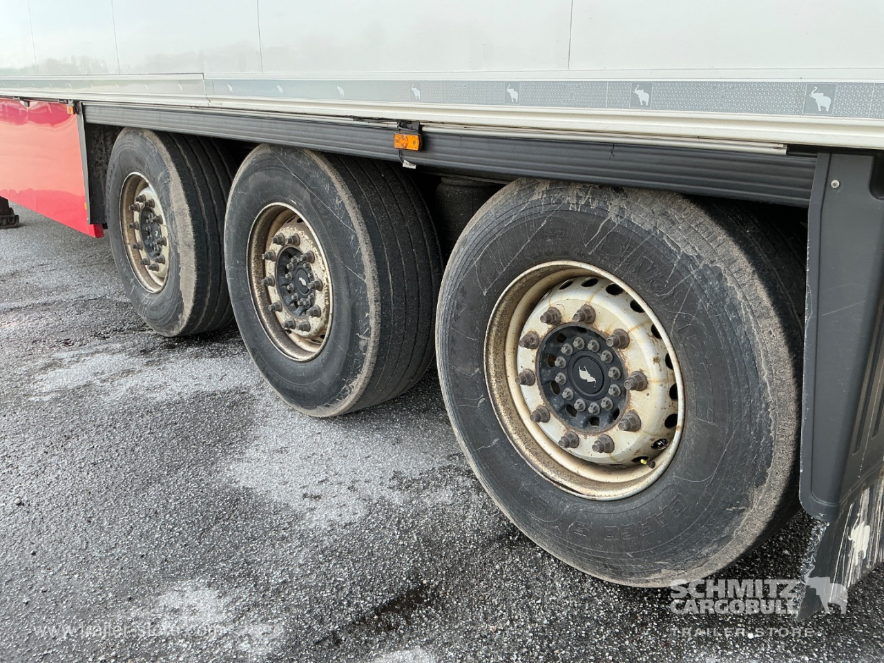 Schmitz Cargobull Auflieger Tiefkühlkoffer Multitemp Double deck Taillift 