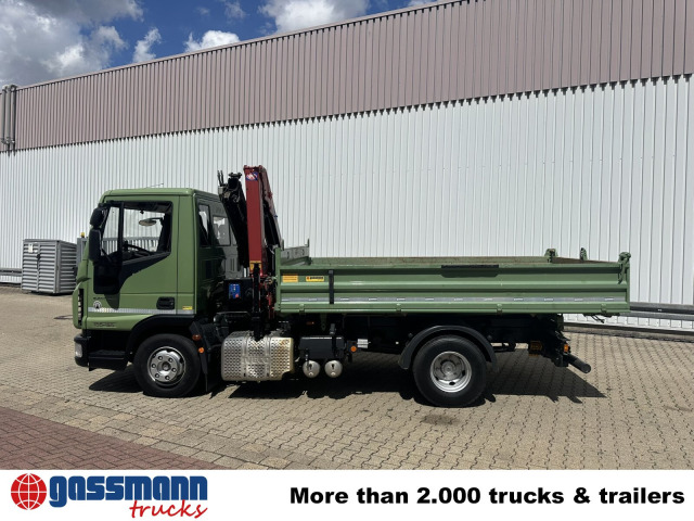 Iveco ML100E19 4x2, Kran HMF 810-K2, 2x AHK 