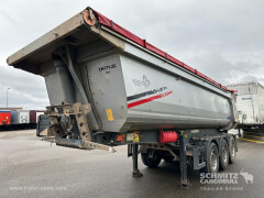 Schmitz Cargobull Semitrailer Tipper Steel half pipe body 