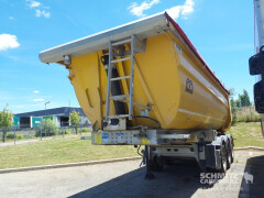 MENCI Semitrailer Tipper Steel half pipe body 26m³ 