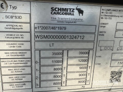 Schmitz Cargobull Tipper Steel half pipe body 25m³ 