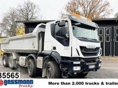 Iveco Trakker AT410T50 8x4, Stahlmulde ca. 16m³, 