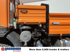Unimog U 20 U405/70 4x4, Kipper, Winterdienstplatte 