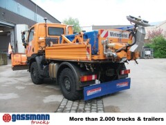 Unimog U 20 U405/70 4x4, Kipper, Winterdienstplatte 