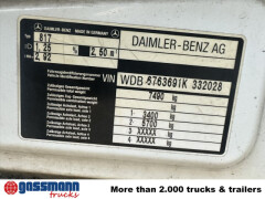 Mercedes Benz LK 817 4x2, Taubentransporter 