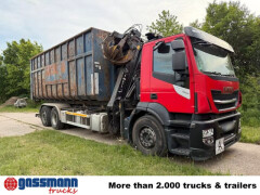 Iveco Stralis AD260S46Y/PS 6x2, Lenk-/Lift, Kran Hyva 