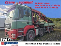 MAN TGS 41.480 8x4 BB, Kran Palfinger PK 50002 E, 